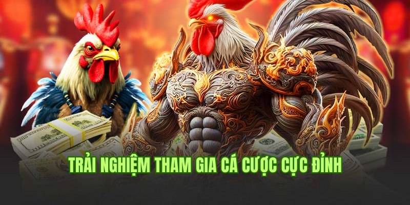 Trải nghiệm tham gia cược cực đỉnh cùng đá gà V9bet