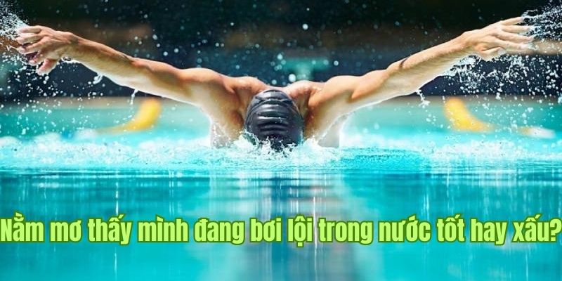 Ý nghĩa giấc mộng thấy hình ảnh bản thân đang bơi lội trong nước 